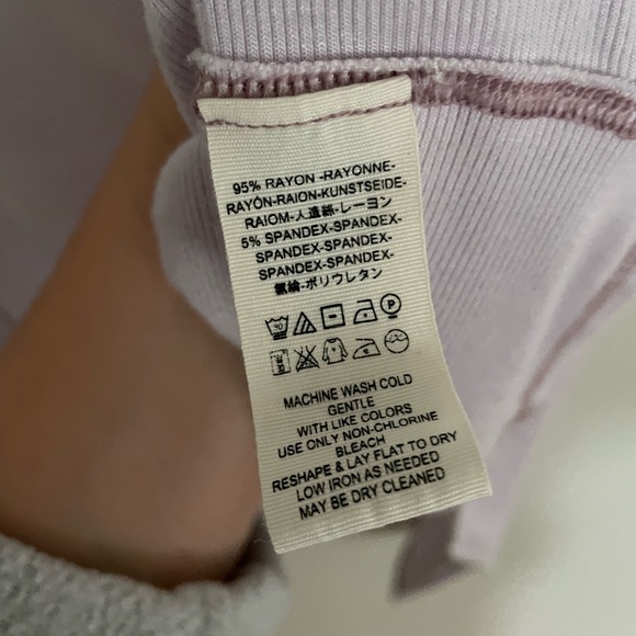 Free People, We The Free Almeda Sweater Top, Violet. - Picture 9 of 13